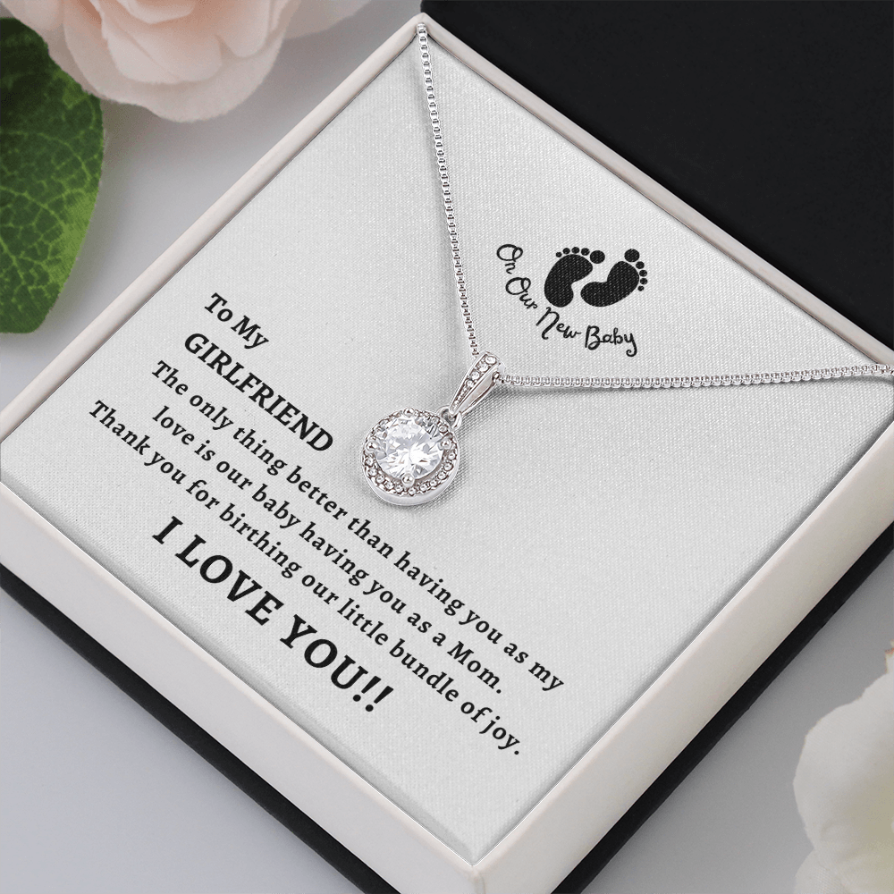 Tae Necklace - Girlfriend Push Gift - Only Thing Better - With Message Card – ehn2-push