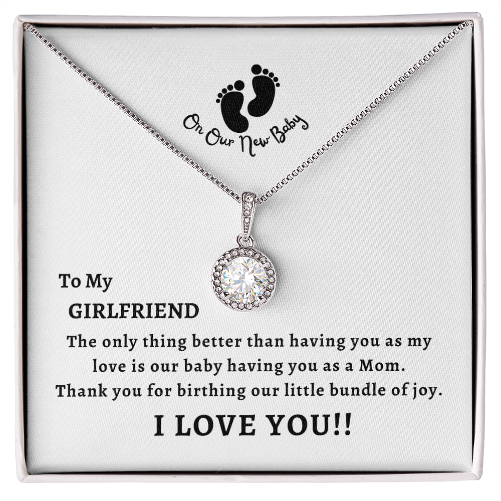 Tae Necklace - Girlfriend Push Gift - Only Thing Better - With Message Card – ehn2-push