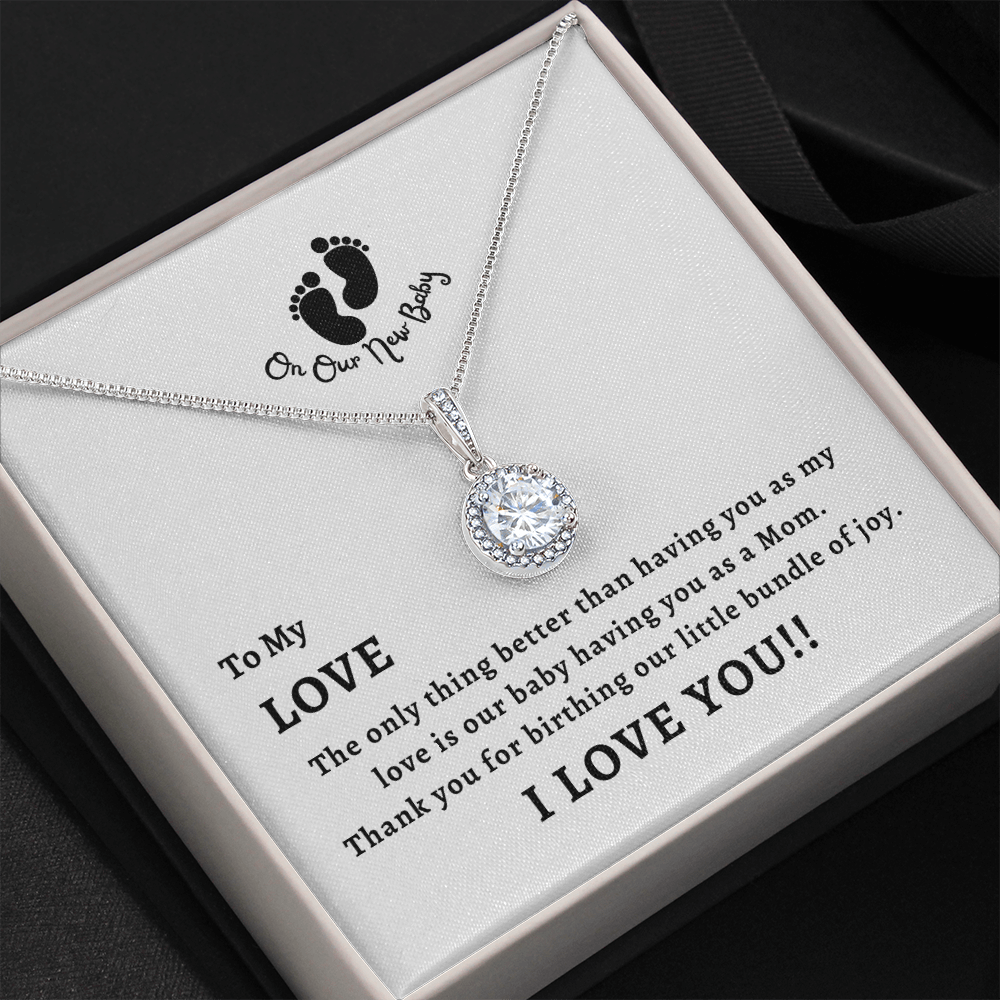 Tae Necklace - Love Push Gift - Only Thing Better - With Message Card – ehn3-push