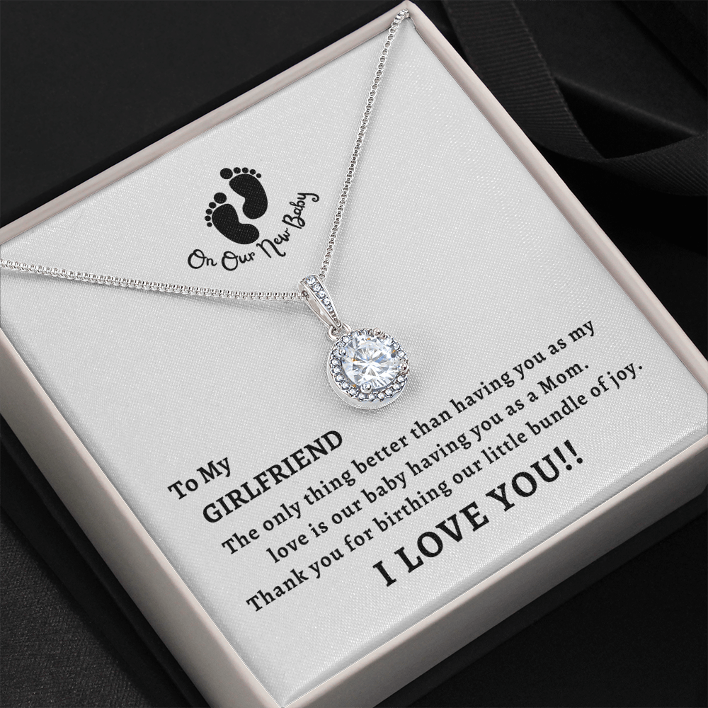 Tae Necklace - Girlfriend Push Gift - Only Thing Better - With Message Card – ehn2-push