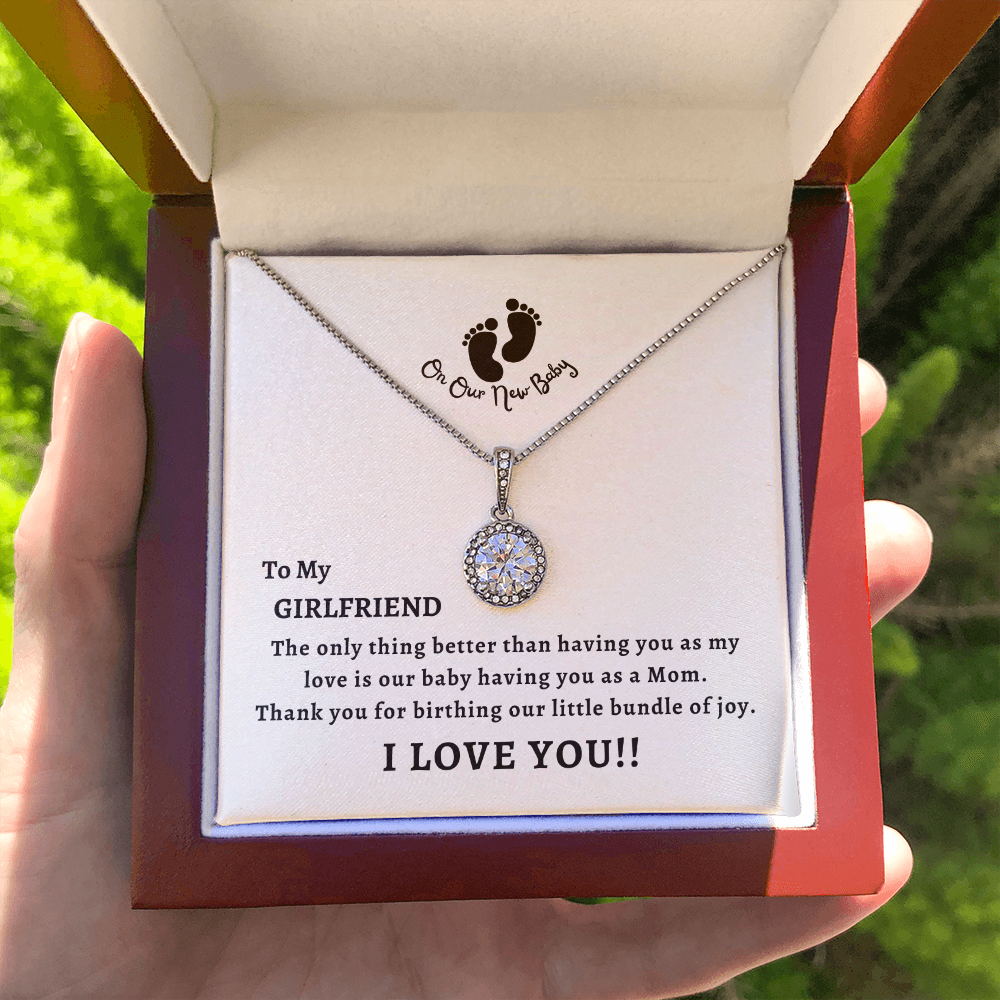 Tae Necklace - Girlfriend Push Gift - Only Thing Better - With Message Card – ehn2-push