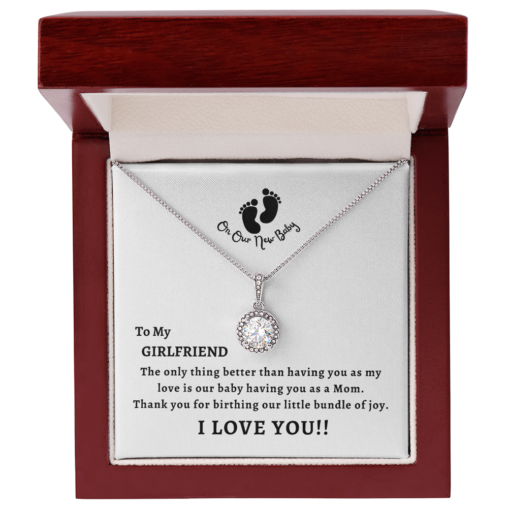 Tae Necklace - Girlfriend Push Gift - Only Thing Better - With Message Card – ehn2-push
