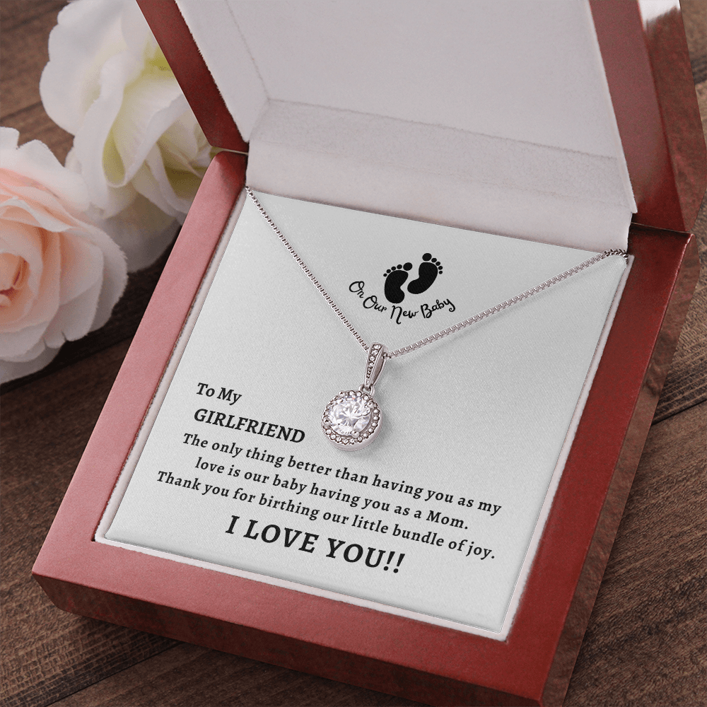 Tae Necklace - Girlfriend Push Gift - Only Thing Better - With Message Card – ehn2-push