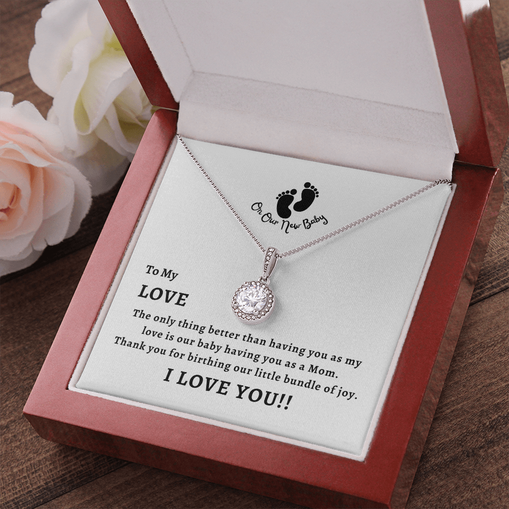 Tae Necklace - Love Push Gift - Only Thing Better - With Message Card – ehn3-push